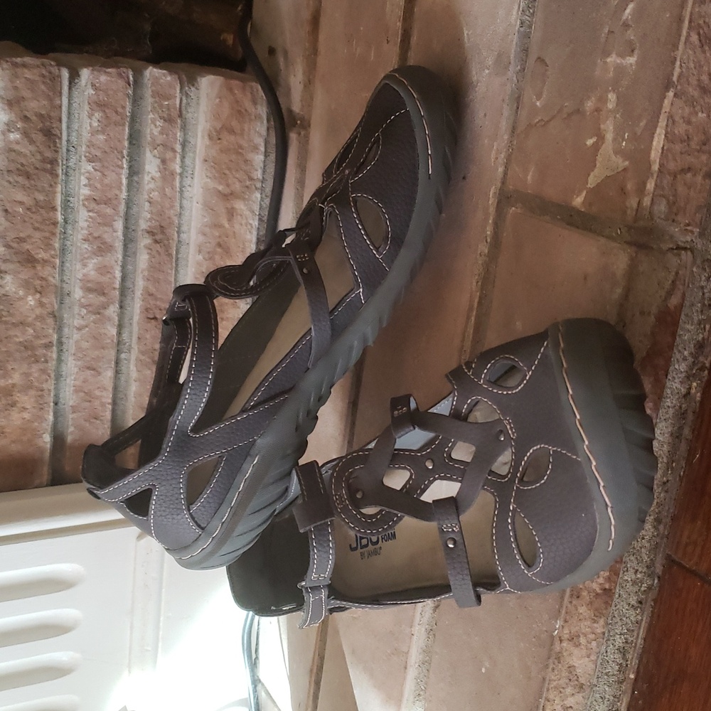 JBU By Jambu Sydney Grey Sandals Size 9